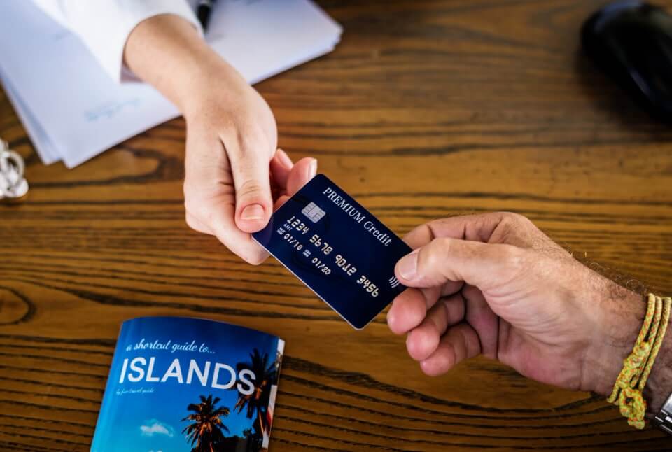 Оплата за билет кредитной картой
